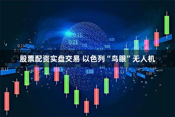 股票配资实盘交易 以色列“鸟眼”无人机